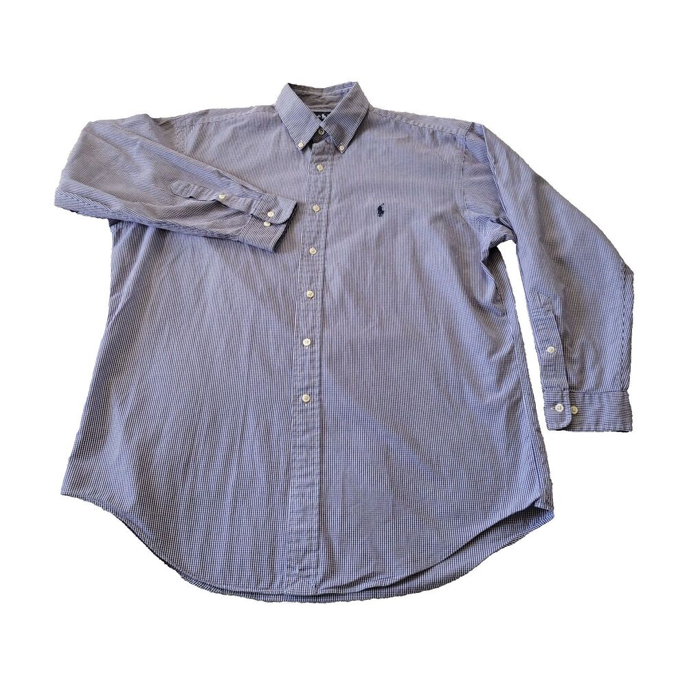 Ralph Lauren Shirt Mens XL 16.5 32/33 Yarmouth Button Down Oxford Classic